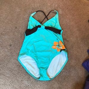 Women’s One Piece Blue Bathing Suit